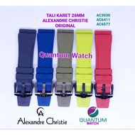 Rubber WATCH STRAP ALEXANDRE CHRISTIE ORIGINAL WATCH STRAP Uk 26 MM 26MM