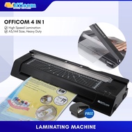Officom 4in1 Laminating Machine A3/A4 Hot/Cold w/Paper Cutter Corner Trimmer Laminator for Yasen Lam