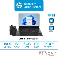 HP Omen 165Hz Gaming Laptop - Shadow Black (16.1") 16-k0035TX