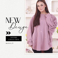 Women Blouse Ribbon Embroidery Veeva Batwing /// B8686