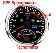 【จัดส่งจากประเทศไทย】85mm 2 in 1 GPS Speedometer Speed Gauge 200km/h 8000RPM สำหรับรถจักรยานยนต์ Mari