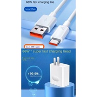 66w 6A super fast type c charger fast charging head for huawei xiaomi Vivo high-power