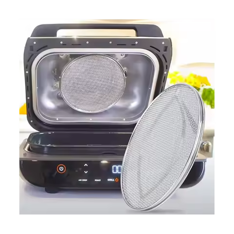 Stainless Steel Splatter Shield for Ninja Foodi FG551, Accessories for Ninja Foodi Smart XL 6-In-1 I