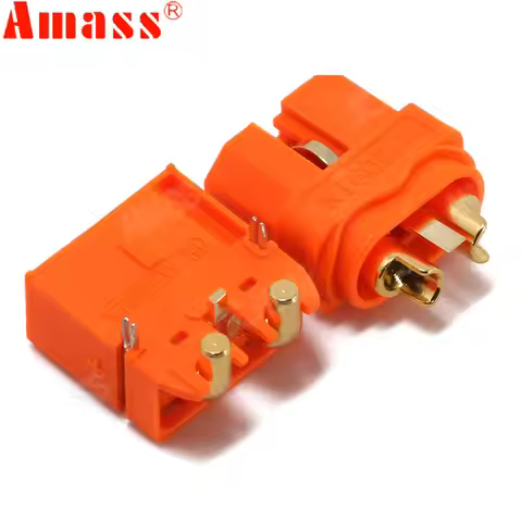 5 / 10 Pair Amass XT60I XT60IPW XT60I-PW Male XT60-I Female 2+1 Connector Signal Pin Plug For RC Lip
