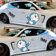 Doraemon Car Sticker Cute Cartoon Doraemon Body Door Scratch Car Decoration Creative Doraemon Cat St