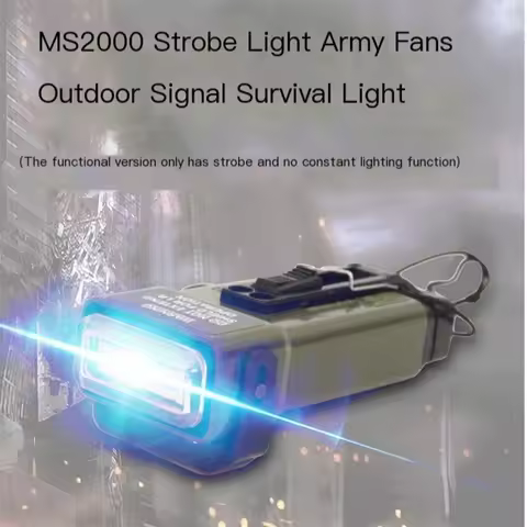 MS2000 Strobe Signal Light, Tactical Helmet, Survival Light, Functional Version, Non Functional Prop
