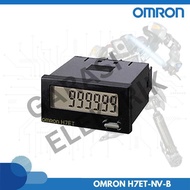 OMRON H7ET-NV-B OMI Counter Limited Time 1/32DIN 7 Digit LCD Black Input VDC Total On-panel