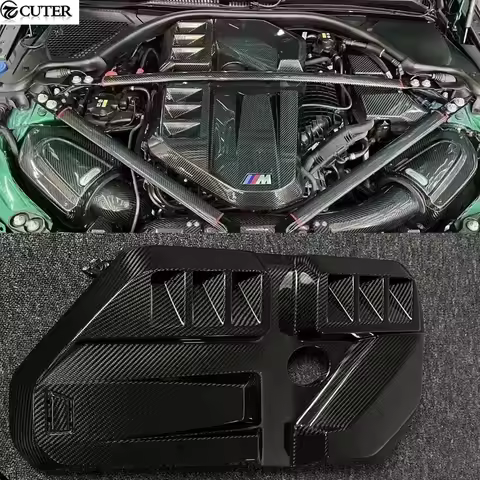 G87 M2 Dry Carbon Fiber Engine Cover for Bmw G87 M2 Car Body Kit