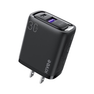 Basike หัวชาร์จ ที่ชาร์จความเร็วสูง 2 พอร์ต USBA TYPE-C 30W MAX QC3.0 PD4.0โทรศัพท์ที่ชาร์จสำหรับไอโ