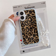 Simple Aesthetic Set Tail Macan Spotted Brown Casing hp Oppo Reno 15F A6X A6T A6S Pro 14F A3X A5 Pro