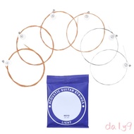 DLAY 6Pcs Folk Guitar Steel String Acoustics Guitar Strings for 6 String Classical Guitar Accessorie