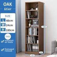 Rak susun 6 Susun Rak buku kayu Rak buku minimalis Lemari susun Lemari Display