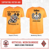 kaos motor adu bikers brotherhood 1% mc official merchandise bb1%mc - kuning m