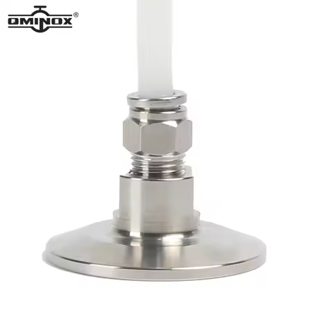Pneumatic Tube Connector SS304 SS316L Tri Clamp TC25.2MM-77.5MM air hose fittings PC 4MM-16MM Stainl