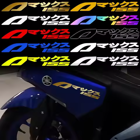 For YAMAHA AEROX V1 V2 155 Aerox Japan Kanji Logo Emblem Stickers Decor Motor Bike Body Visor Helmet