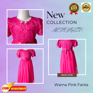 Dress Anak/ Gaun Ulang Tahun Anak Pink Fanta