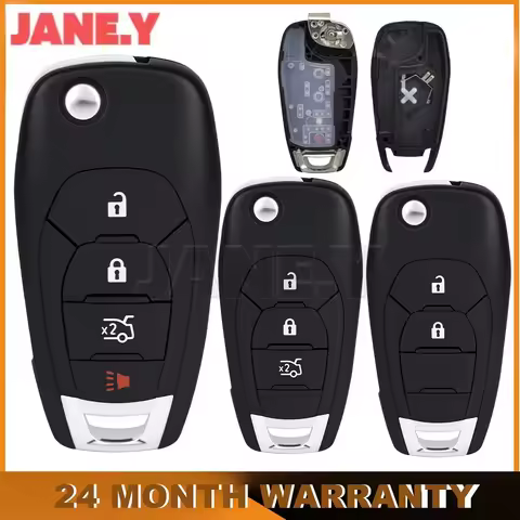 2/3/4 Buttons Folding Flip Remote Key Fob Case Shell For Chevrolet Cruz Trax Sonic Spark Onix RS Sma