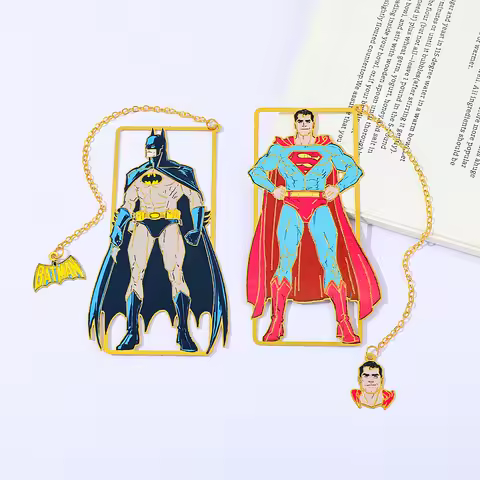 Marvel comics marvel metal bookmark，Gifts for comic book lovers, reading accessories office statione