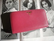 【老時光 OLD-TIME】早期二手老包義大利PRADA長皮夾