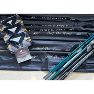 G-TECH SURF BATTLE/ SURF PRO GAME 420 / 450 / 480 SURFCAST FISHING ROD🔥FREE GIFT T-SHIRT &amp; BRAID LINE🔥