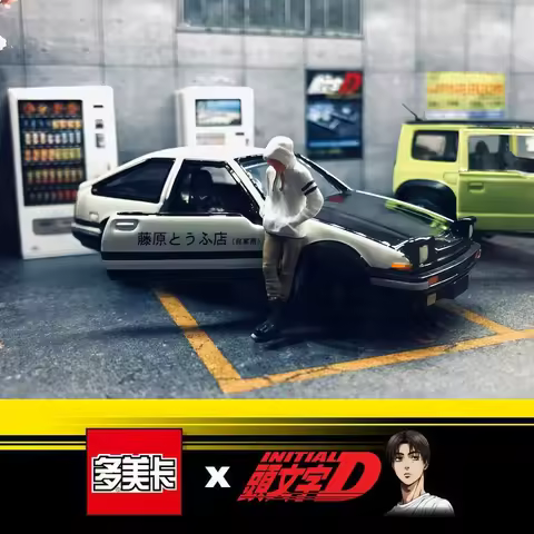 Tomica Diecast Car Model Toyota Ae86 Initial D Alloy Racing Car Collectible Scale Model 486466 For C