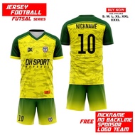 baju t'shirt jersey bola futsal free nama logo dan nomor series xii