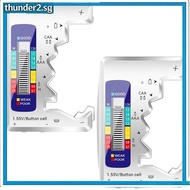 【1.14】 2pack Digital Battery Tester LCD Display AA/AAA/9V Button Cell Battery Capacity