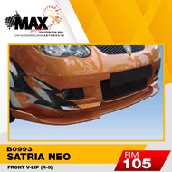 B0993 PROTON SATRIA NEO FRONT V LIP R3 FIBREGLASS
