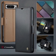 CaseMe Anti Theft Brush Phone Case For Google Pixel 7a 8 Pixel8 Pro Business PU Leather Bag GWKK3 GH
