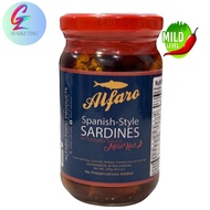 Alfaro Spanish Style Sardines in Corn Oil Tomato Sauce Mild Hot 230 grams