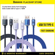 Baseus Crystal Shine Series Kabel Charger USB A to C 2M - CAJY05