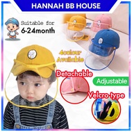 Baby Cap With Face Protective Shield Mask ( 6-24 months )
