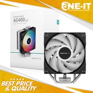 FAN DEEPCOOL AG400 LED FIXED RGB 12CM CPU Cooler LGA1700 INTEL AMD