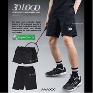 Maxx High-Quality 2 Pockets Sport Badminton Shorts (1pcs)