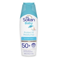 Boots Soltan Baby Protect Moisturise Suncare Lotion Uv B Very High Spf 50 + บู๊ทส์ โซลแทน เบบี้ โพรเ