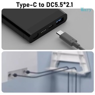 Mary Portable Mini Type C To DC5521 Power Cable With Fast Speed Charging Efficiency