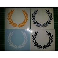 Sticker cutting Fred Perry
