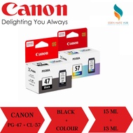 CANON PG-47 Black/ CL-57s/ CL-57 Ink Cartridge (E400/E460/E410/E470/E4270)
