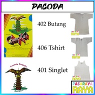 401 SINGLET PAGODA 402 TSHIRT BUTANG PAGODA 406 TSHIRT PAGODA 100% ORIGINAL PAGODA GARUDA PAGODA COT