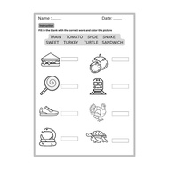 ALPHABET PRACTICE , ABC, WRITING, TRACING & COLORING | LATIHAN MENULIS & MEWARNA ALPHABET /ABC