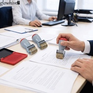 GLOWHIVE​ Adjustable Number Stamp, 8 Digit 10 Digit Metal Number Stamp, Rotatable Copper Digital Whe