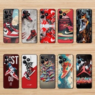 Soft black phone case for  OPPO A1 A1K A3S A5 A5S A7 A8 A9 A11 Trendy shoes casing Anti fall protect