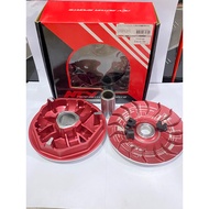 NCY PULLEY SET BERRY RED XMAX 300 (NY071H)