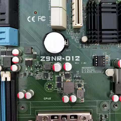 Original Server Motherboard For ASUS LGA1356 Integrated 4 Network Cards Z9NR-D12 Z9NR-D12/CHN Good Q