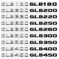 ABS Car Tail Trunk Letter Sticker Badge Emblem for Mercedes Benz GLB180 GLB200 GLB220 GLB250 GLB260 