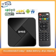 【Chat-support】 New Fast D905 10.0 Tv Box 8gb Ram 128g Rom 2.4g5g Wifi Mlogic S905 4k 3d Tv Box H.265 Set Tv Box