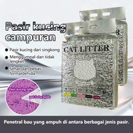 Helluva Cat Litter Cassava & Tofu Litter 6L Pure Cassava Cat Litter Strong Water Absorption, Minimal