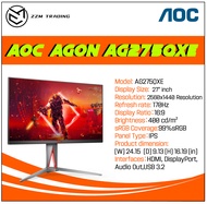 AOC AGON AG275QXE Monitor  27" 16:9 2560x1440 W-LED 170Hz 99%sRGB 350 cd/m² 178° FreeSync Premium ZZ