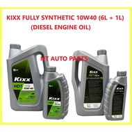 KIXX HD1 10W40 7 LITERS ( 6+1 LITRE = 7 LITRE ) DIESEL ENGINE OIL FULLY SYNTHETIC 10W-40 API CI-4 AC