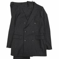 全新 □ Dior Homme Vintage 3HH1076012 03AW Hedi Slimane Lustre Era 雙排扣西裝 炭灰色 46碼 義大利製造 男士